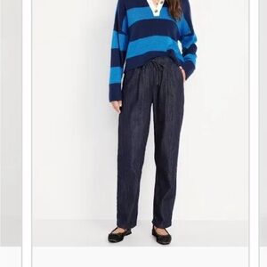 Old Navy High Waist Billie Straight Ankle Trouser